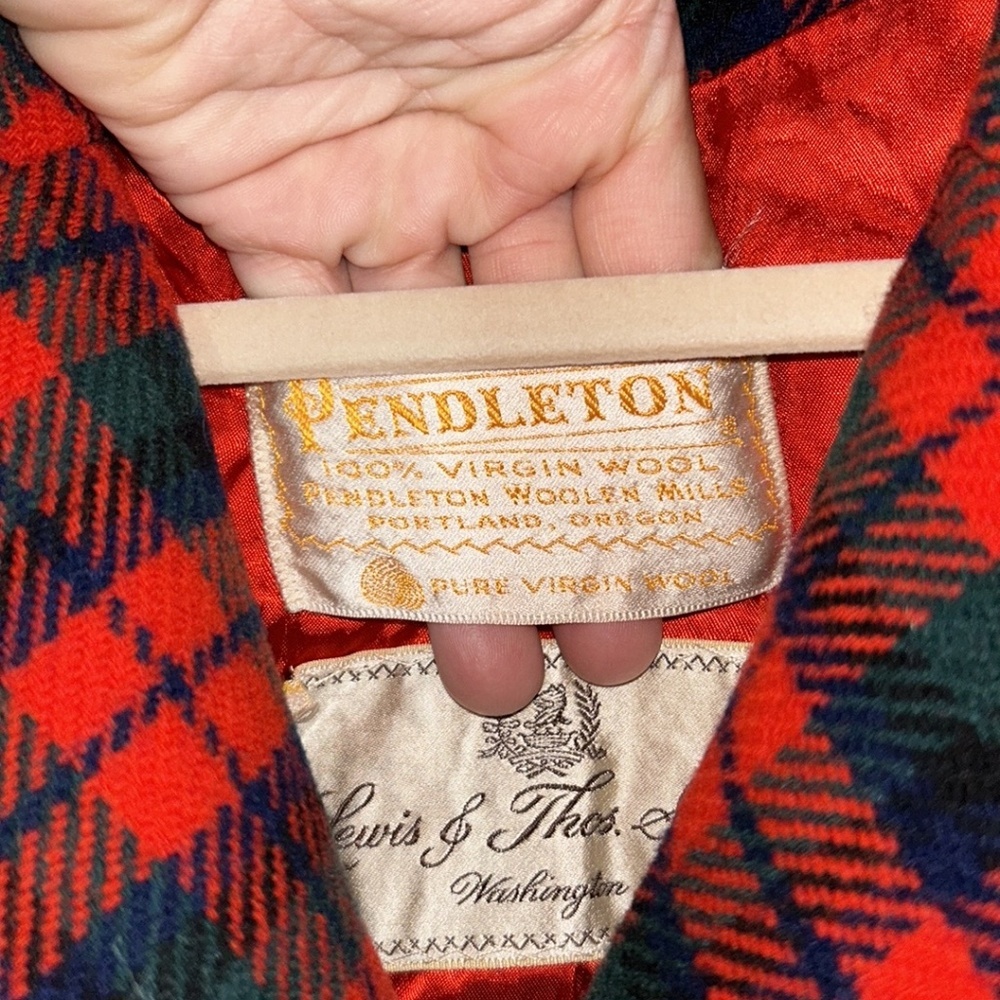 Pendleton Long Wool Coat - Picture 5 of 8